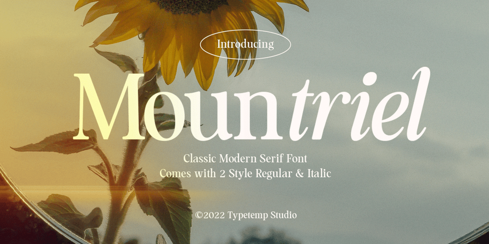Mountriel font