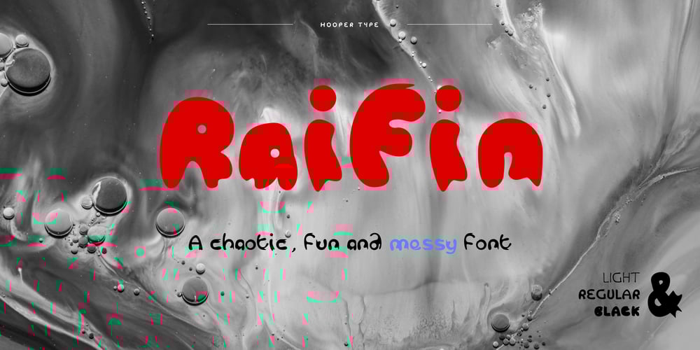 Raifin font