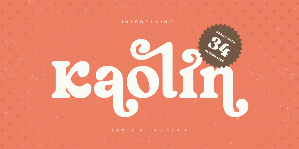 Kaolin Style font