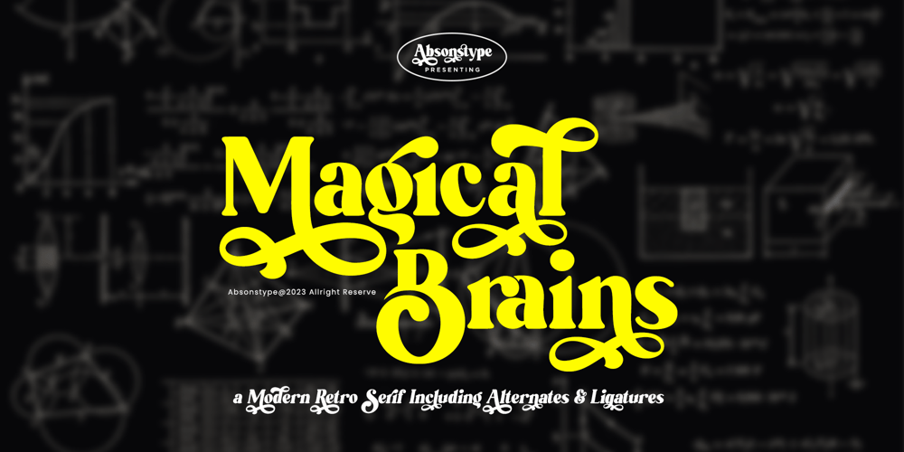 Magical Brains font