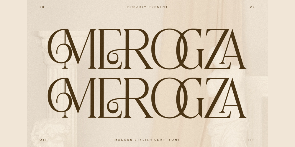 Merogza font