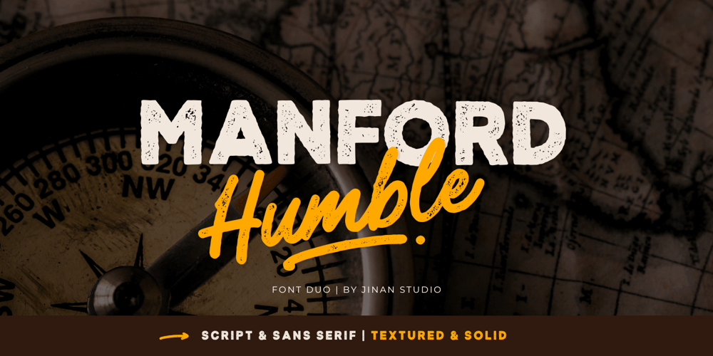 Humble Manford Font Duo font