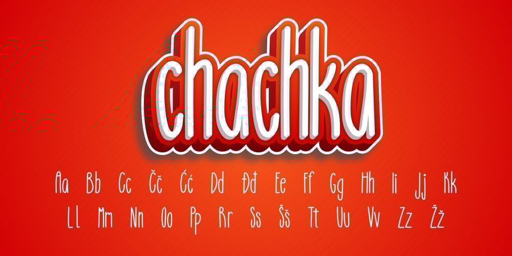 Chachka font