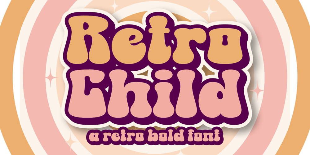 Retro Child font