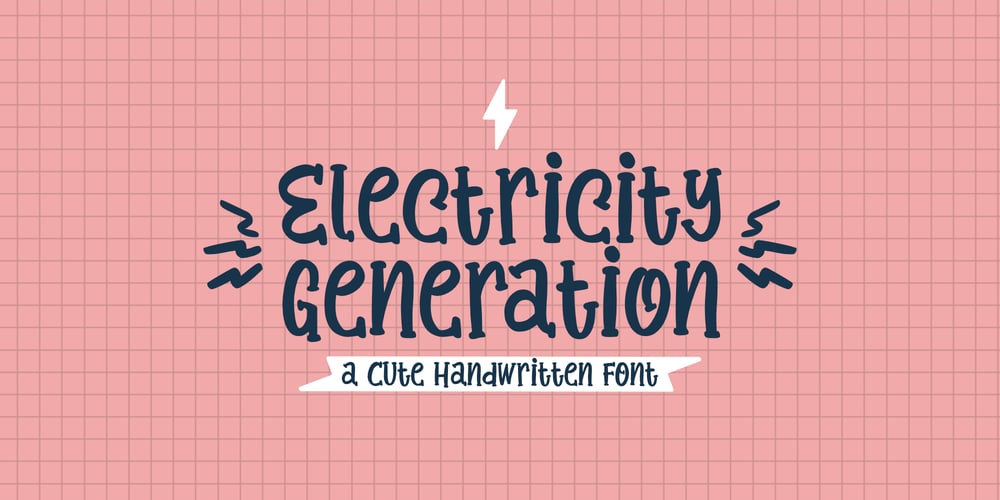 Electricity Generation font