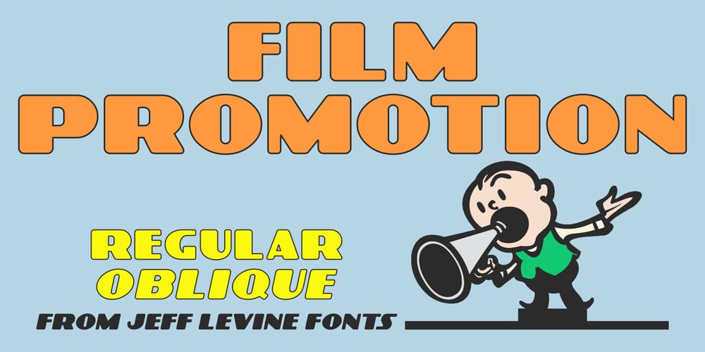 Film Promotion JNL font