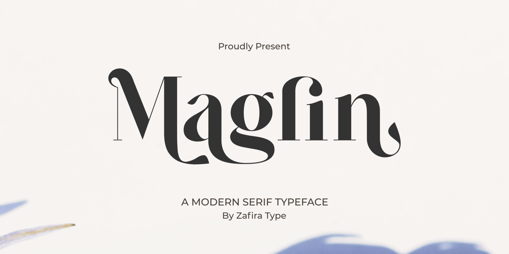Maglin font