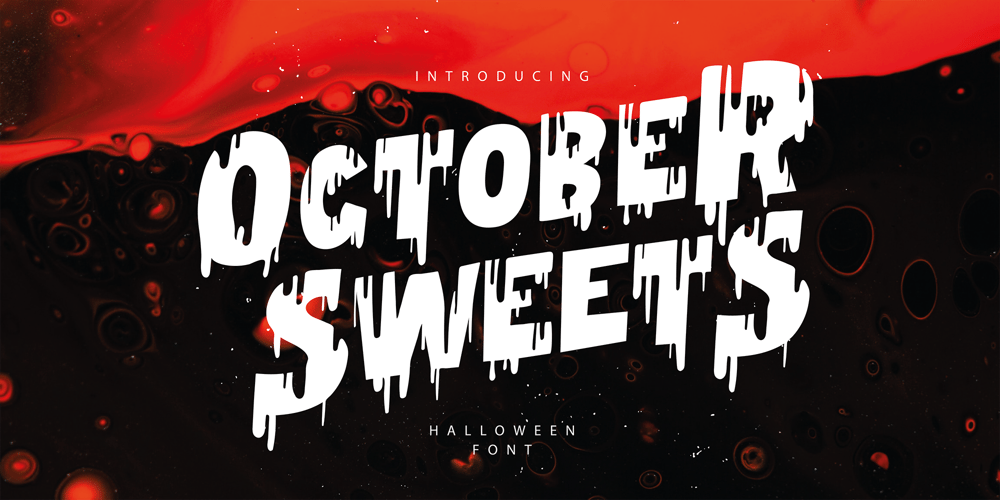 October Sweets font