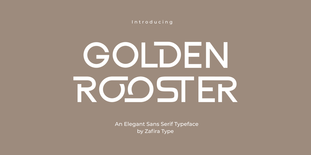 Golden Rooster font