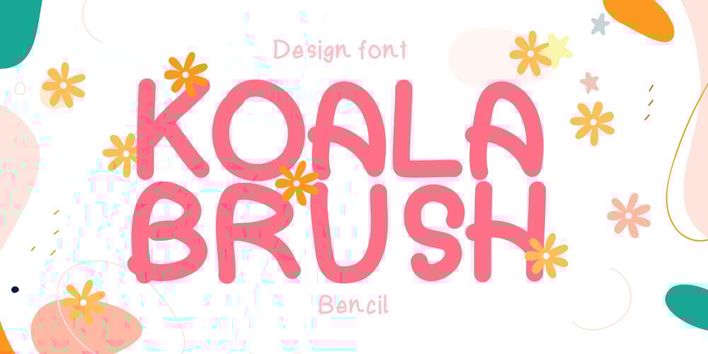 Koala Brush font