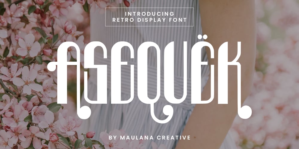 Asequek font
