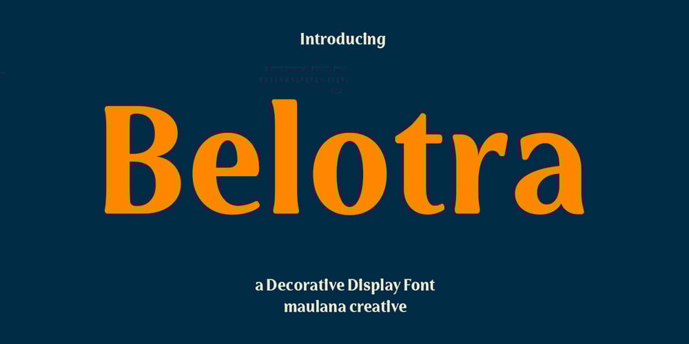 MC Belotra font