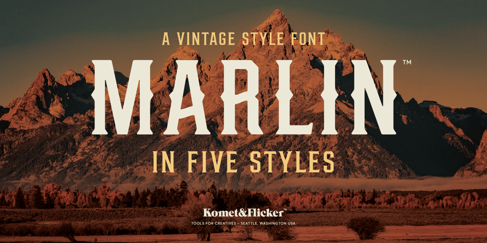 MARLIN font