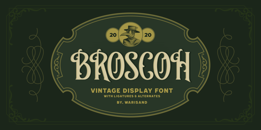 Broscoh font