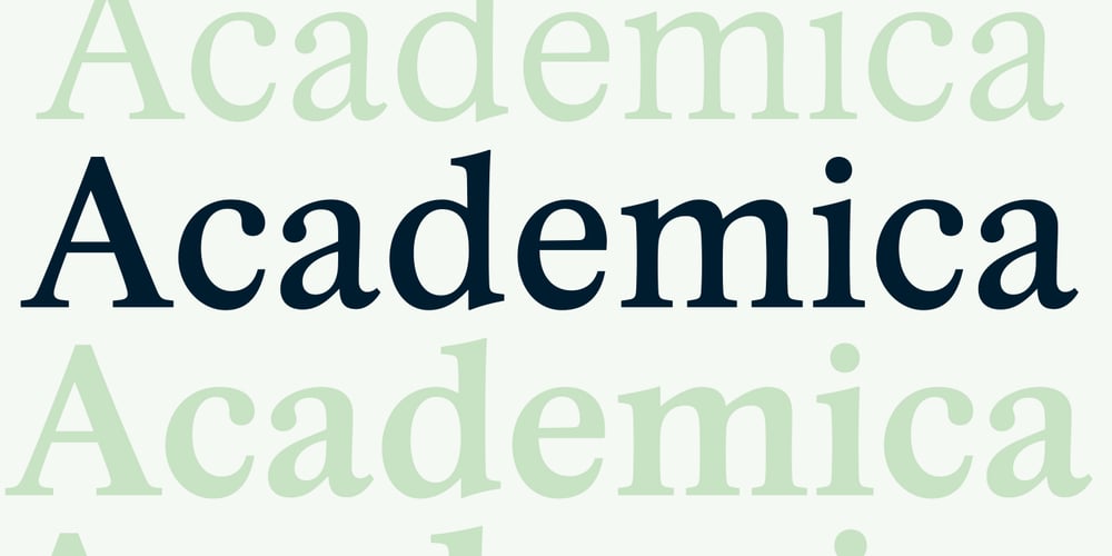 Academica font