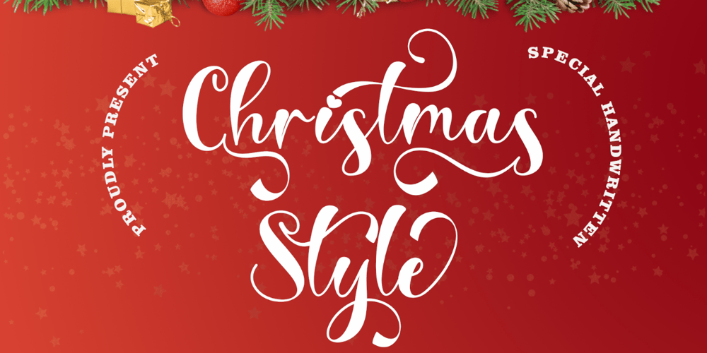Christmas Style font