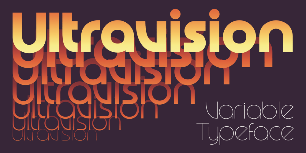 Ultravision font