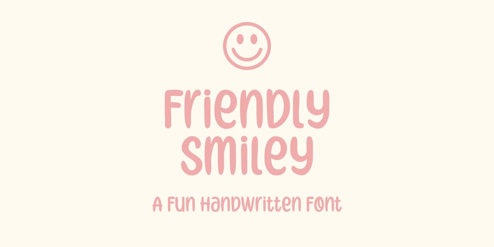 Friendly Smiley font
