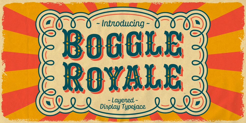 Boggle Royale font