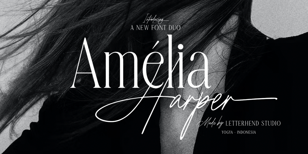 Amelia Harper font