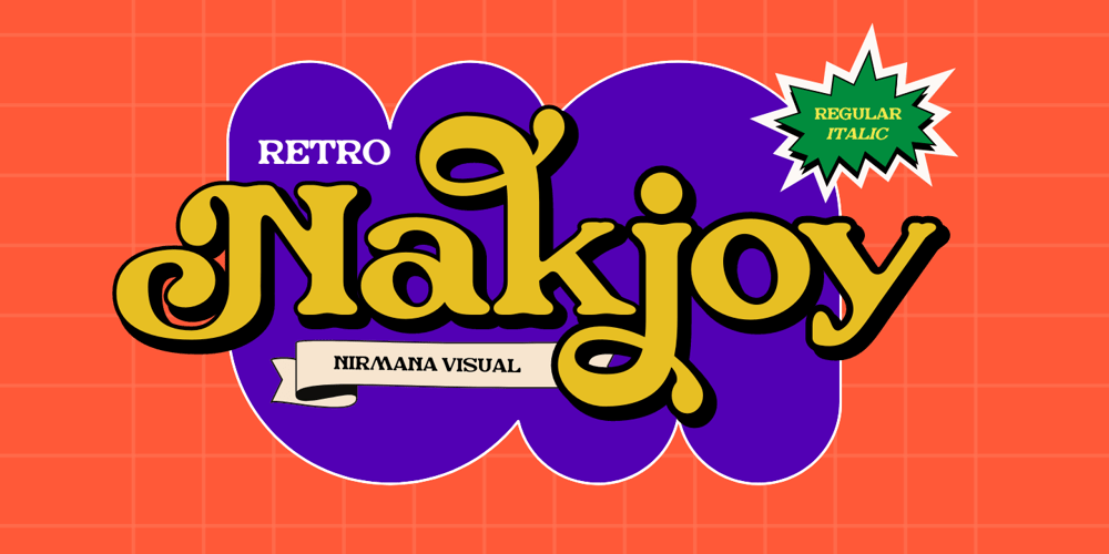 Retro Nakjoy font