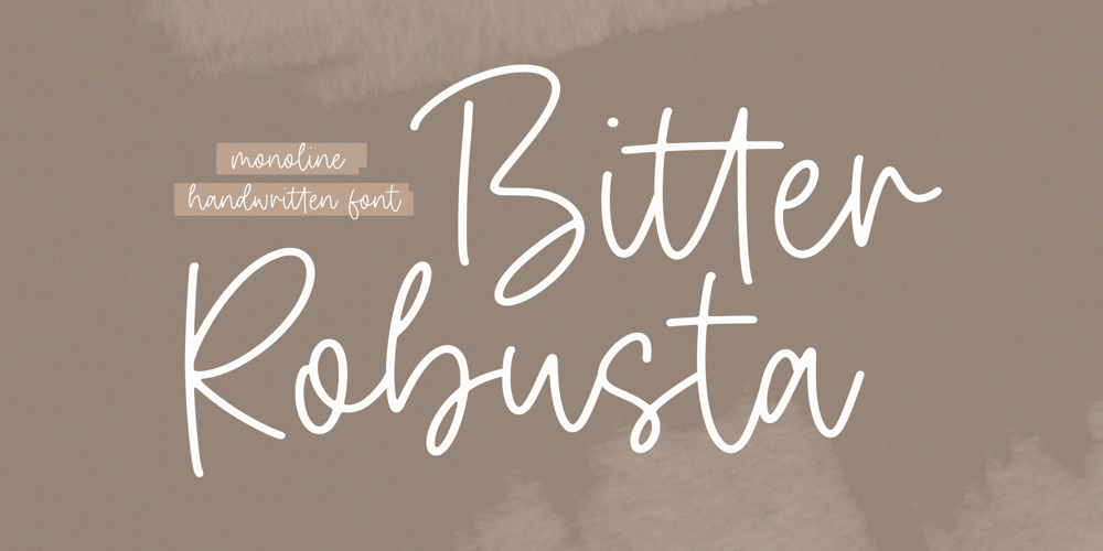 Bitter Robusta font