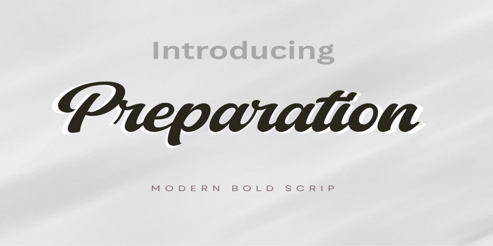Preparations font