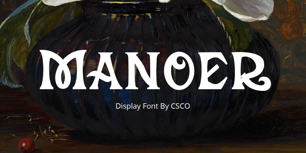 Manoer font