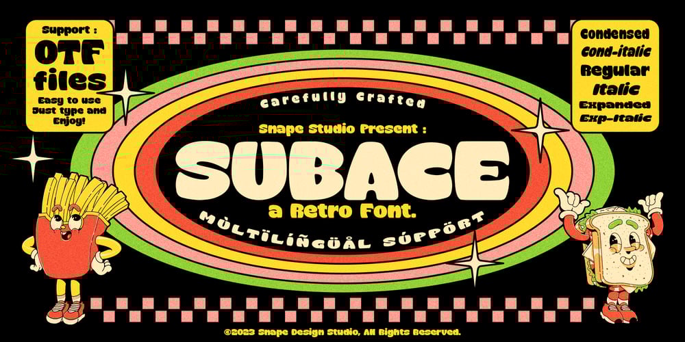 Subace font