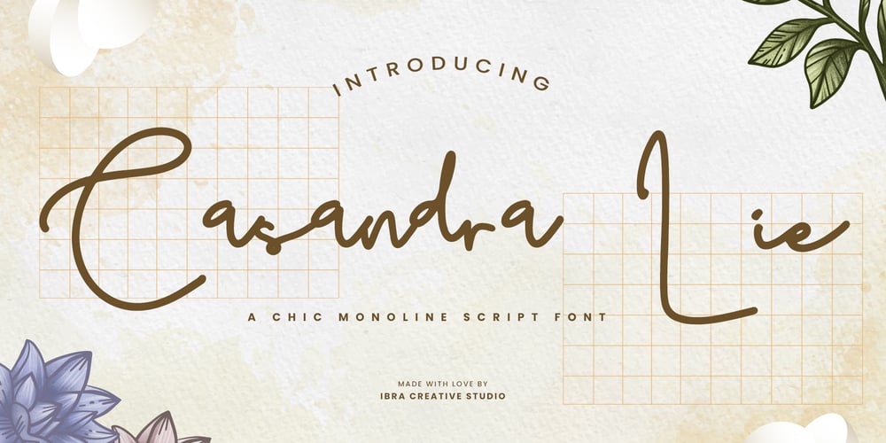 Casandra Lie font