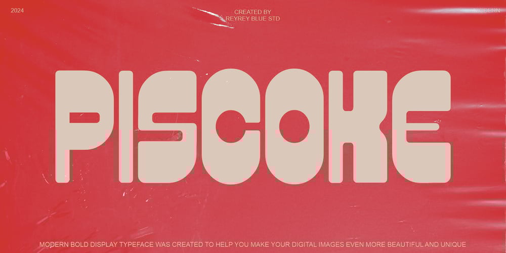 Piscoke font