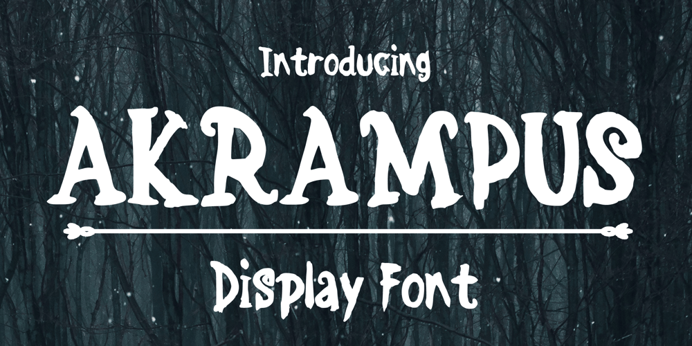 Akrampus font