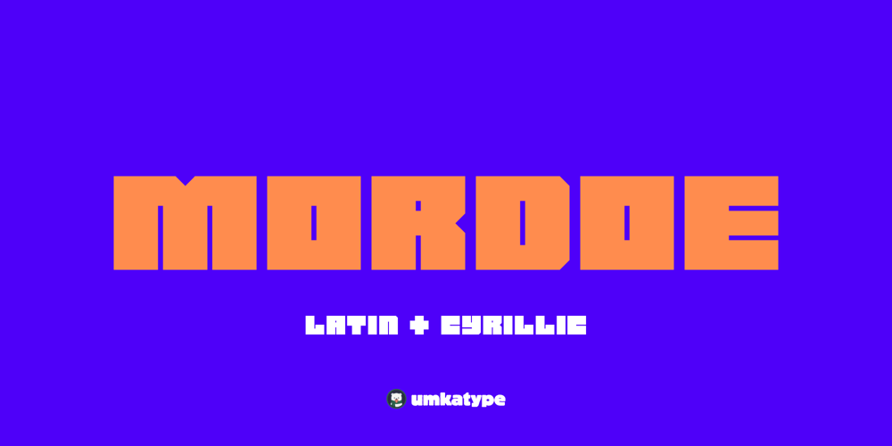 Mordoe font
