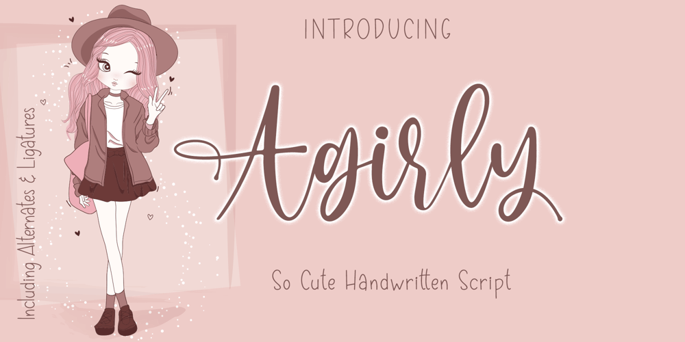 Agirly font