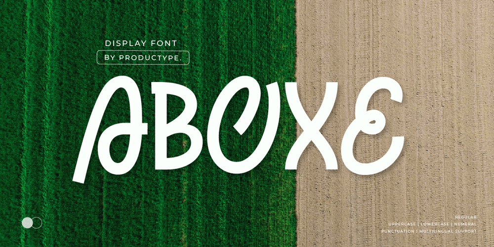 Aboxe font