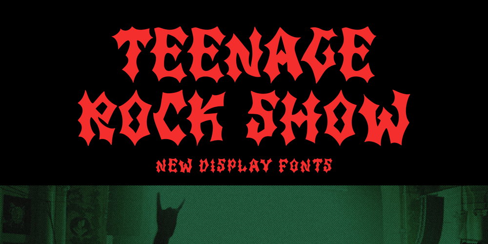 Teenage Rock Show font