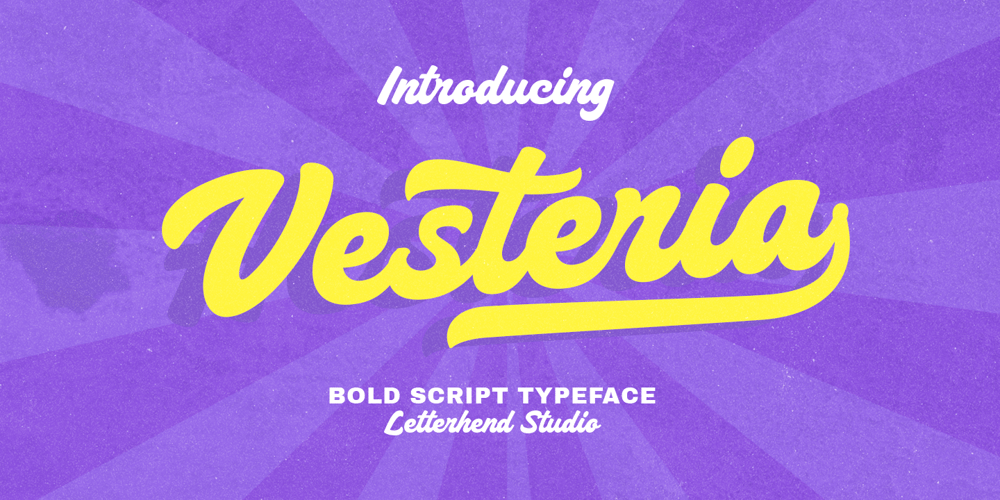Vesteria font