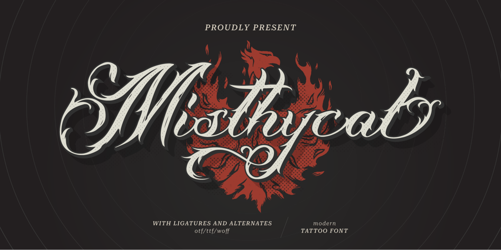 Misthycal font