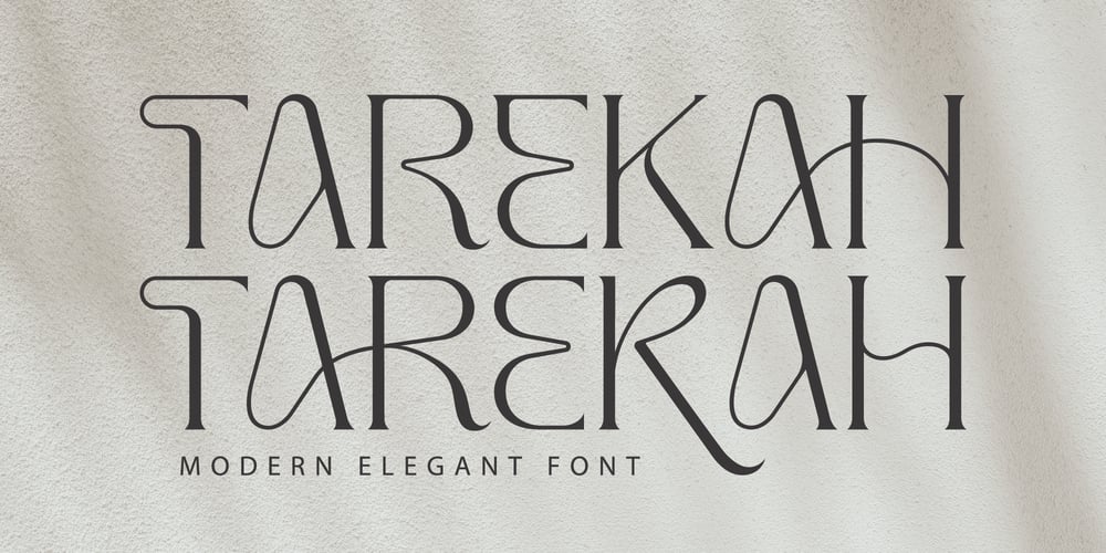 Tarekah font
