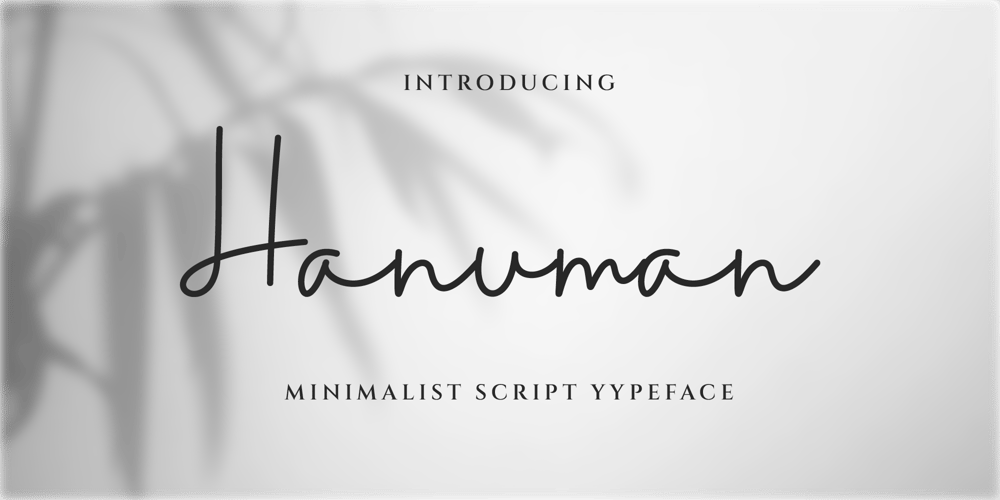 Hanuman font