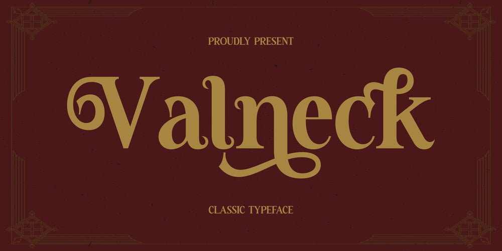 Valneck font