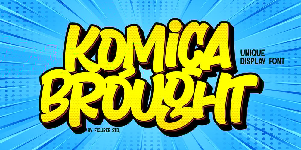 Komica Brought font