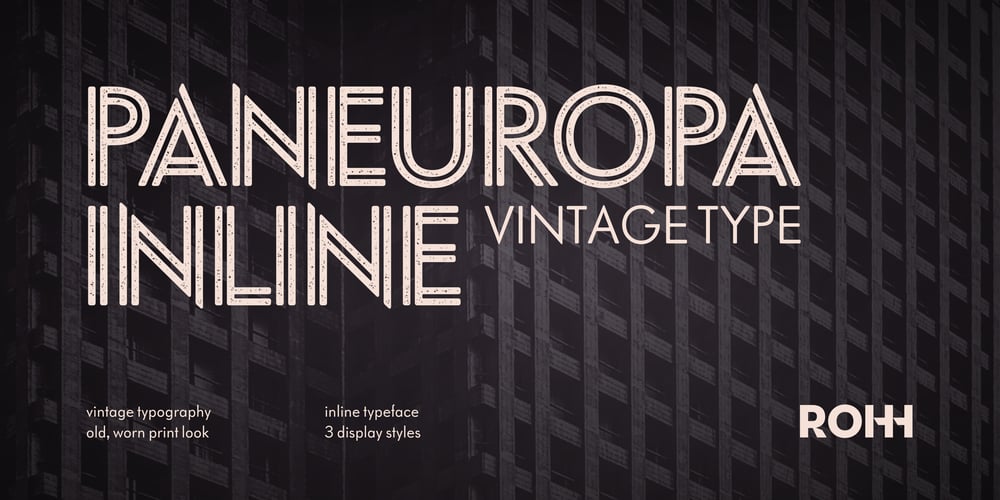 Paneuropa Inline font