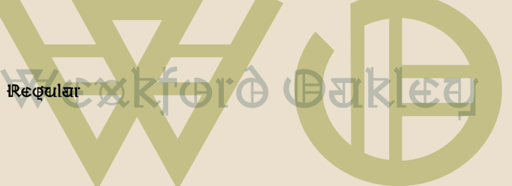 Wexford Oakley font