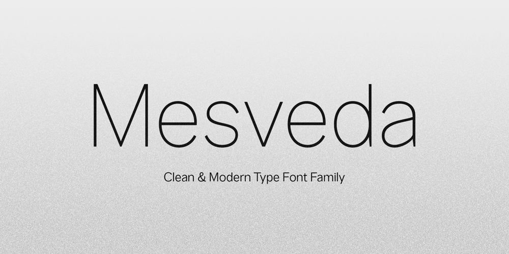 Mesveda font