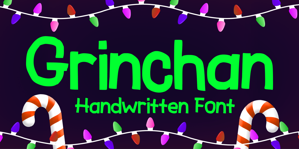 Grinchan font