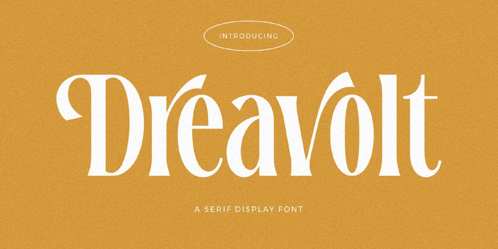 Dreavolt font