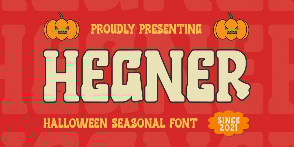 Hegner font