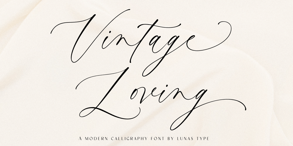 Vintage Loving font