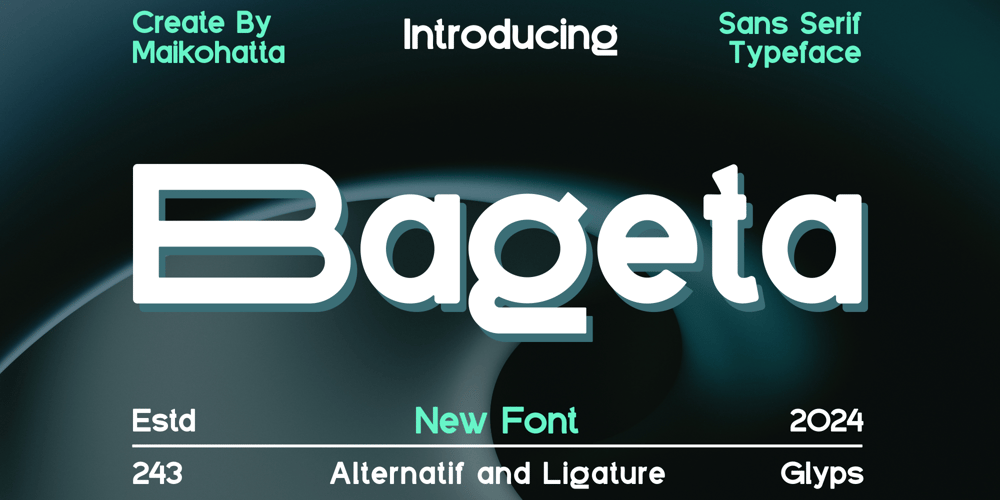 Bageta font